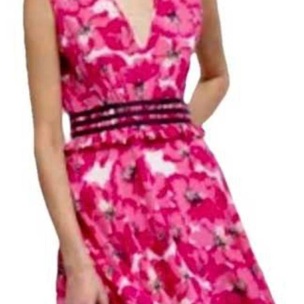 NWT Summer Party Silk Fit & Flare Dress / Size S /‎ MSRP $450! / 100% Silk!
